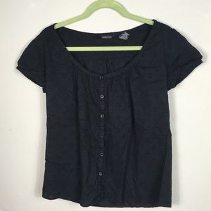 Wizard of Oz Patch Upcycled | NY & Company Blouse